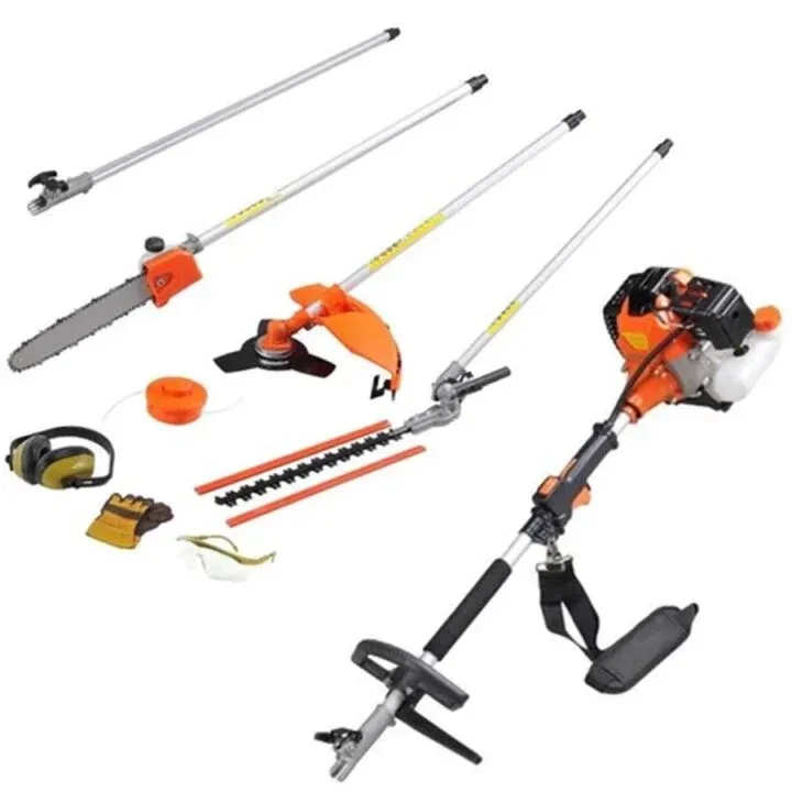 Decespugliatore 52cc multifunzione 8 in 1 con accessori + 3 lame