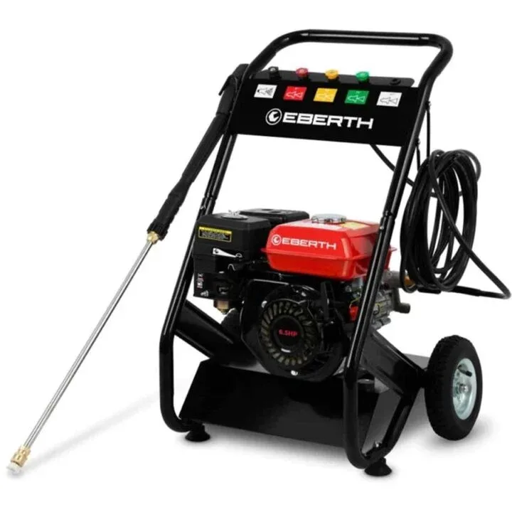 Idropulitrice alta pressione 6.5Hp benzina, 210 bar